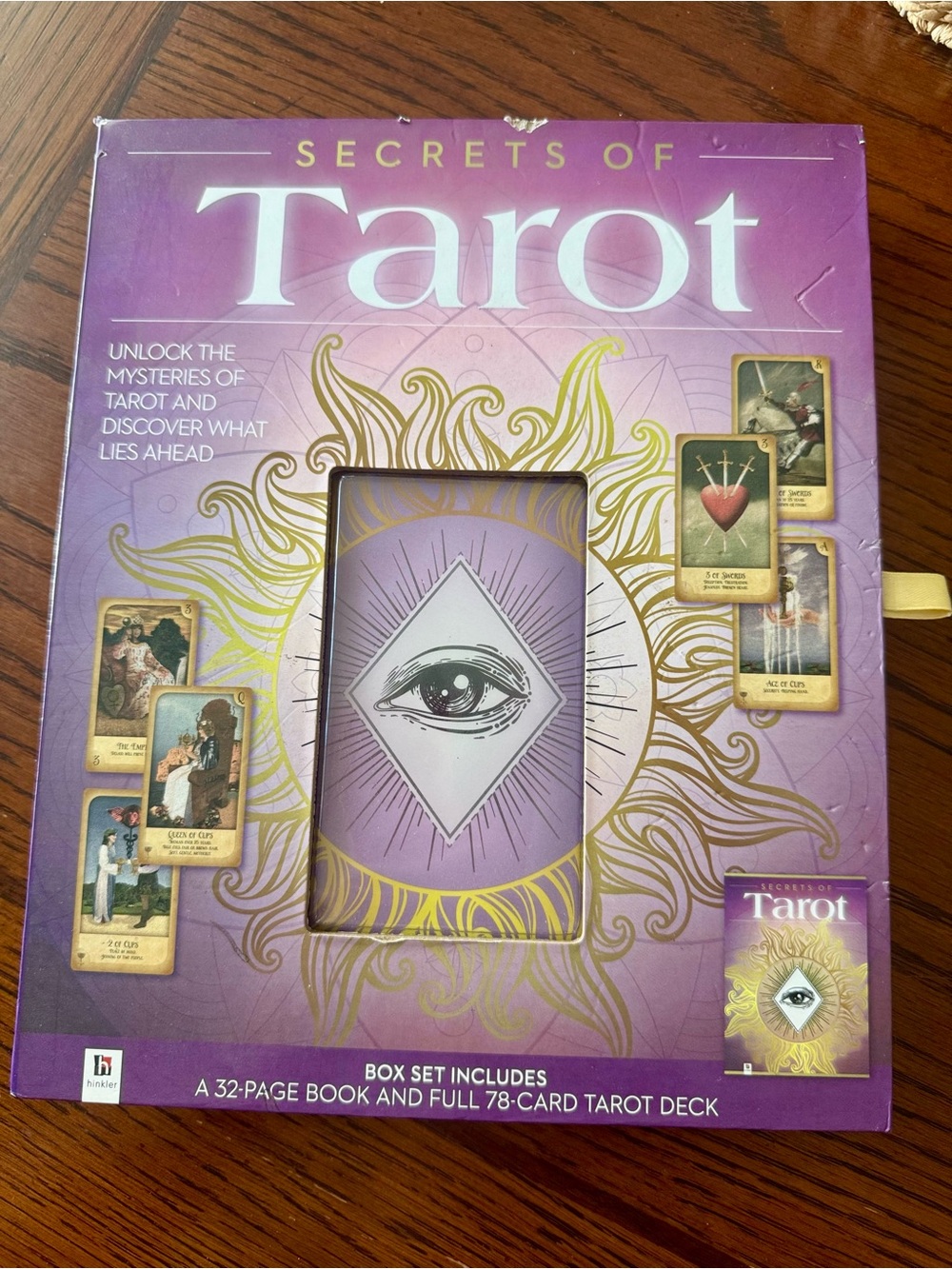 NEW The Secrets of Tarot Hinkler 78 Card Deck with Instruction Booklet Spreads